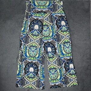 Psychedelic Geometric Wide-Leg Pants – Rave / Festival Statement Piece